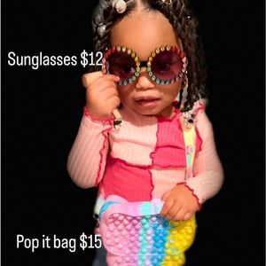 Kids sunglasses and bags ❤️